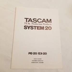 Original Vintage TASCAM PE-20/EX-20 System 20 Circuit Diagram