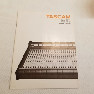 Original 1982 TASCAM brochure M16 Mixing Console