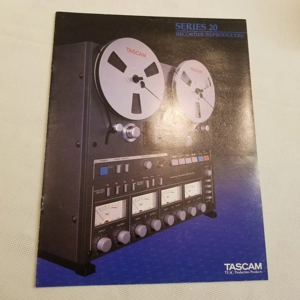 Original 1982 TASCAM brochure Series 20 Recorder