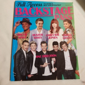 Backstage Pass Mary Boone book.