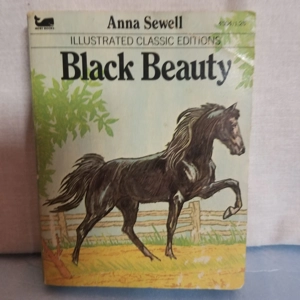 1977 Black Beauty sm book Illustrated Classic Editions
