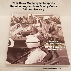 2012 Rolex Monterey Motorsports Reunion Shelby Cobra book program