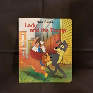 1987 Gallery Books board book The Lady and the Tramp West Germany
