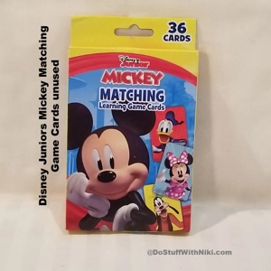 Disney Juniors Mickey Matching Game Cards unused