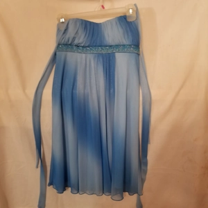 Calvin Klein halter type fancy dress beaded short Sz 2