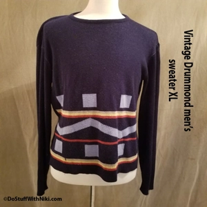 Vintage Drummond mens sweater XL