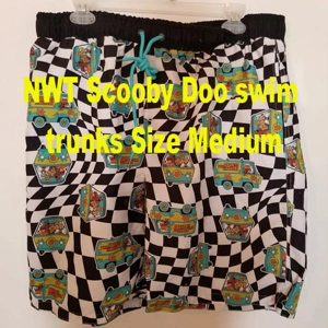 NWT Scooby Doo Swim trunks Size MED