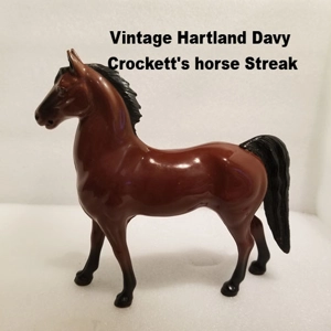 Vtg Hartland Davy Crockett's horse Streak
