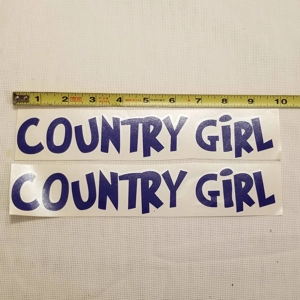 Country Girl Sticker