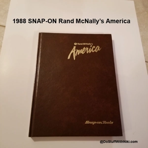 1988 SNAP-ON Rand McNally's America XL Book like new