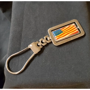 Snap-On Spinner Flag Keychain, COmpliments of...