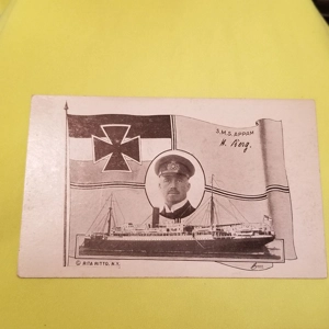 1915 Rita Ritto Postcard S.M.S. Appam Willhelm II