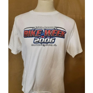 2006 Bike Week Troops Tribal USA colors T Shirt