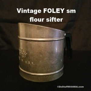 Vintage Foley flour sifter