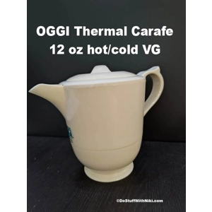 OGGI thermal carafe 12oz Hot Cold GC