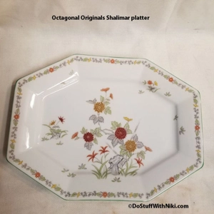 Octagonal Originals Shalimar platter