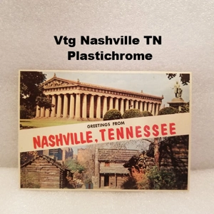 Vtg Nashville TN postcard