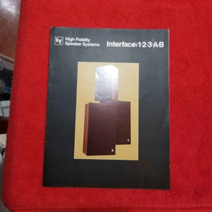 Original Electro-Voice Brochure Interface: 1-2-3-A-B