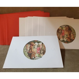 Lot of 16 Teddy Hugglesbie Cards Holiday