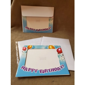 Lot of 4 Kodak Happy B-day photo cards Lg