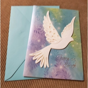 PAPYRUS Peace on Earth card w/envelope