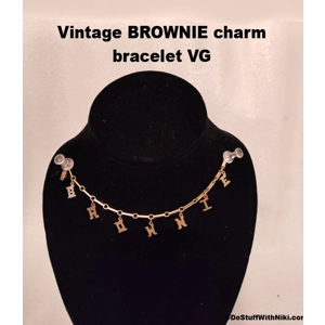Vintage Brownie Charm bracelet