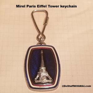 Mirel Paris Eiffel Tower enamel keychain