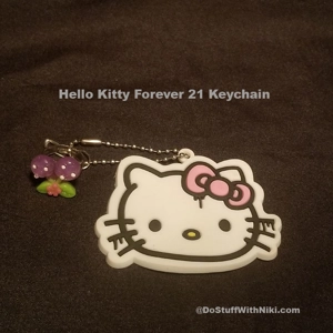 Hello Kitty Forever 21 lg rubber head keychain