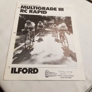Original Vint. ILFORD Multigrade Tech info