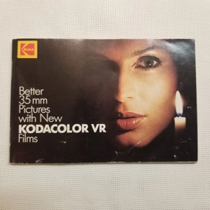 1983 Kodacolor VR Films pocket catalog