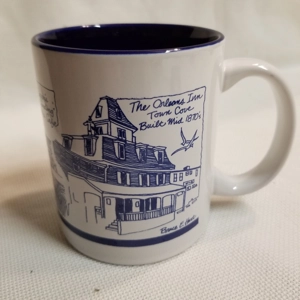 M Ware Bruce E. Hart Vint. mug Logan's Landing The Orleans Inn