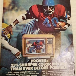 Original 1979 ad Magnavox football