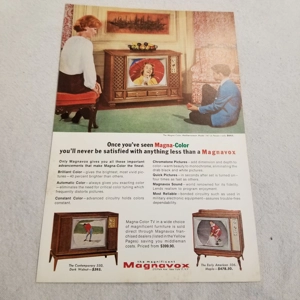Vintage 1965 Magnavox Magna Color Ad