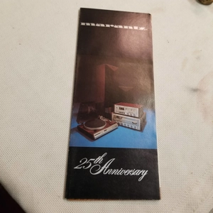 ORIGINAL 1978 Marantz 25th Anniversary brochure