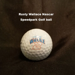 Dunlop Rusty Wallace Nascar Speedpark Golf ball unplayed