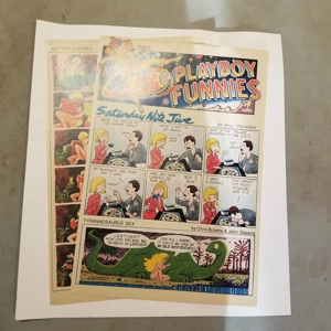 Vintage 1984 Playboy Funnies Saturday Nite Jive