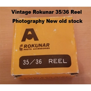 Vintage Rokunar 35/36 Reel Photography New old stock