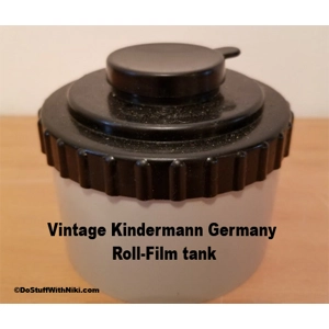 Vintage Kindermann Roll-Film tank