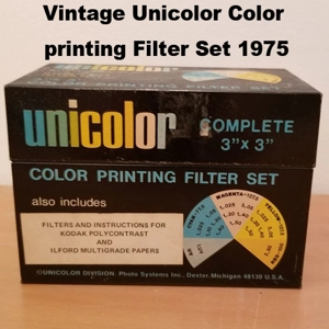Vintage Unicolor Color printing Filter Set 1975