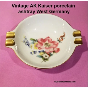Vintage AK Kaiser porcelain ashtray