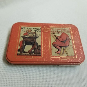 Saturday Evening Post Playing cards in a tin. 1998