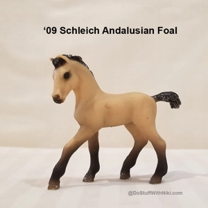 '09 Schleich Andalusian foal figurine vgc