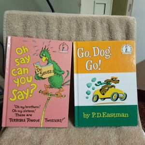 Pair-1989 Go Dog. Go! Dr. Seuss & 1979 Oh Say can You Say