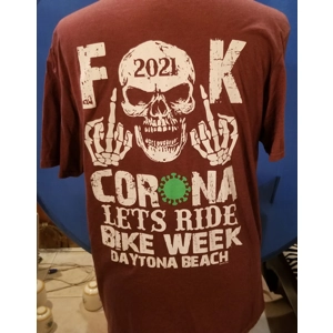 NWOT 2021 Daytona Bike Week F corona T shirt XL