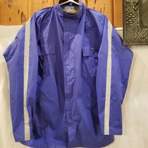 Blue Teknic motorcycle Rain Jacket MD