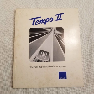 Original 1989 Affinity Tempo II manual. Mac Automation