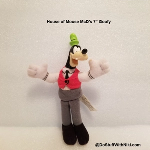 House of Mouse McDonald's Goofy Plush Vinyl