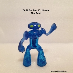 2011 McD's Ben 10 Ultimate Blue Echo figure