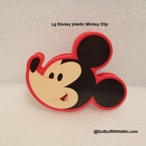 Lg Disney Mickey Plastic clip