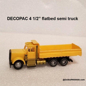 DECOPAC semi flatbread truck toy